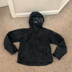 Columbia black Omni tech Titanium windbreaker hoodie jacket XS
